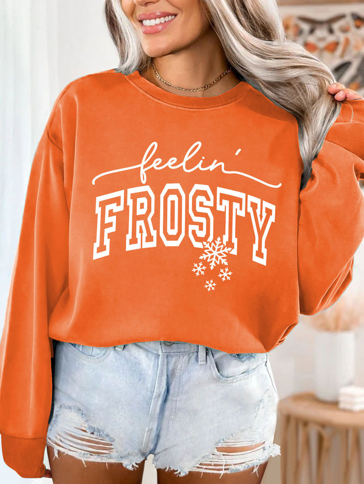Damen Sweatshirt mit grafischem Aufdruck Drune
