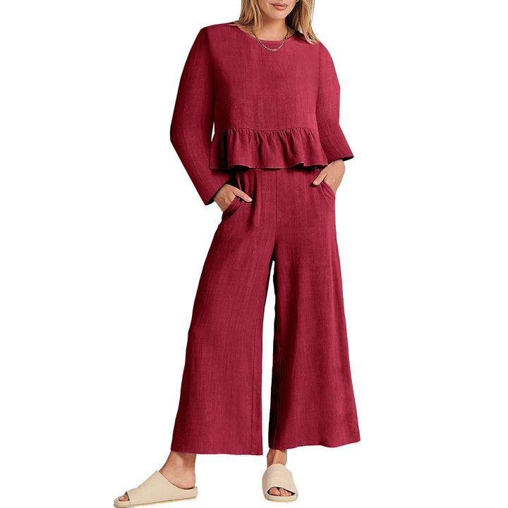 Damen modisches Zweiteiliges Set Drune