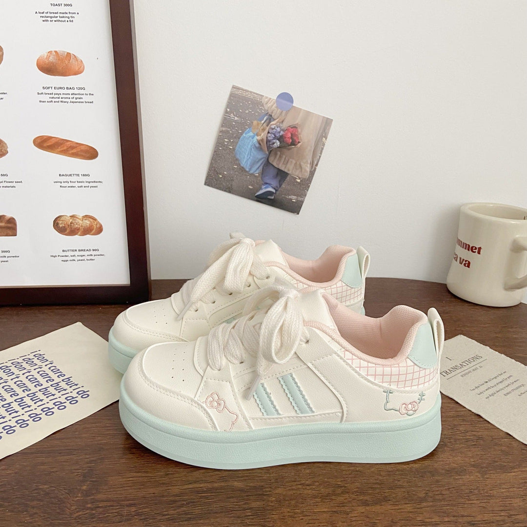 Damen Modische Sneaker mit verspielten Akzenten und rutschfester Sohle Drune
