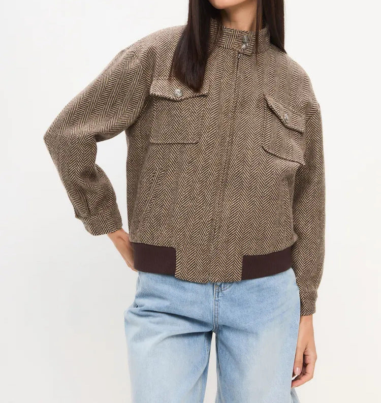 Damen Trendige Steppjacke mit sportlichem Schnitt Drune