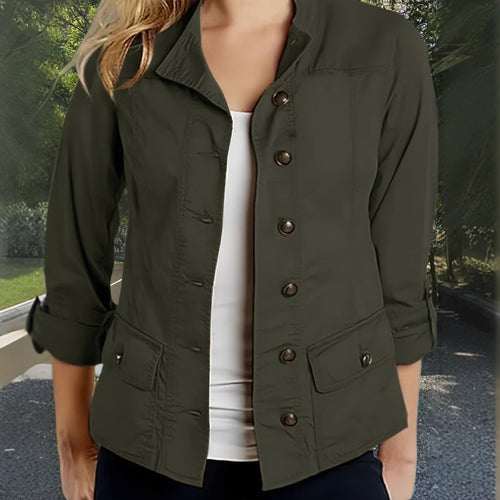 Damen Leichte Sommerjacke mit praktischen Taschen Drune