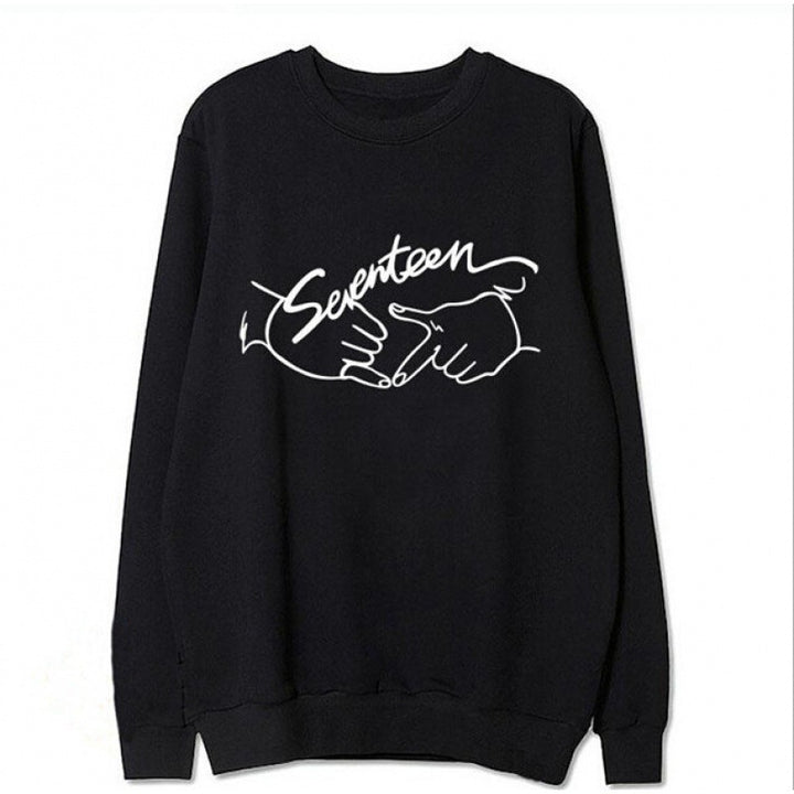 Damen Sweatshirt mit kreativem Handschrift-Design Drune