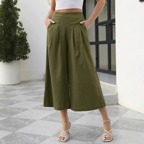Damen Weite Culotte mit elegantem Schnitt Drune