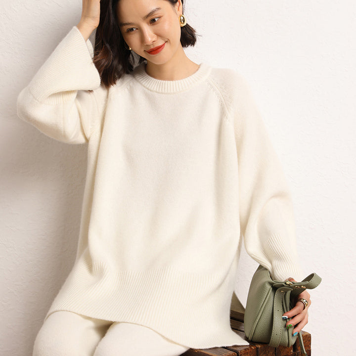 Damen Moderner Oversized Pullover Drune