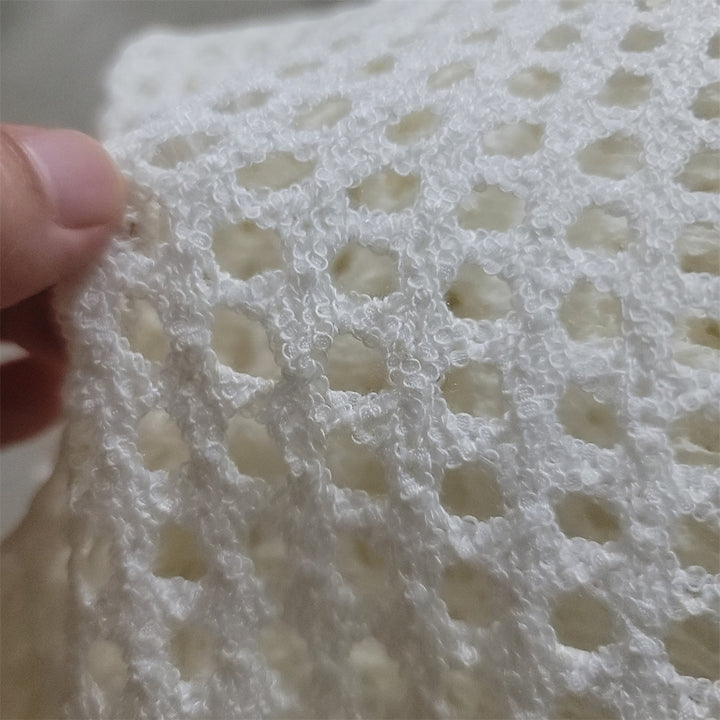 Damen luftiger Netz-Strandüberwurf mit asymmetrischem Schnitt Drune