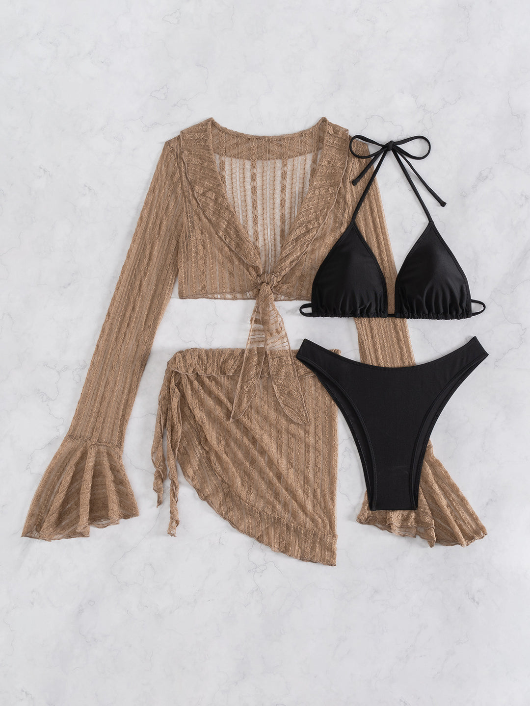 Damen Bikiniset mit schickem Cover-Up Drune