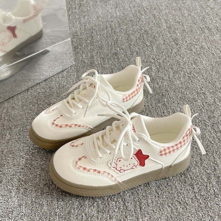 Damen Trendige Sneakers mit sportlich-elegantem Design und bequemer Sohle Drune
