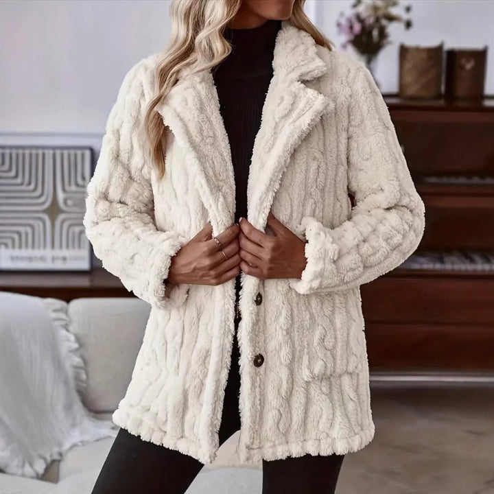 Damen Kuschelige und stilvolle Teddyjacke Drune