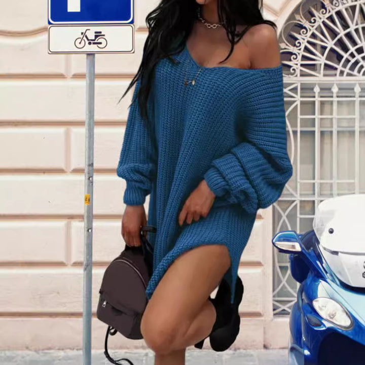 Damen Oversized Strickpullover im lässigen Design Drune