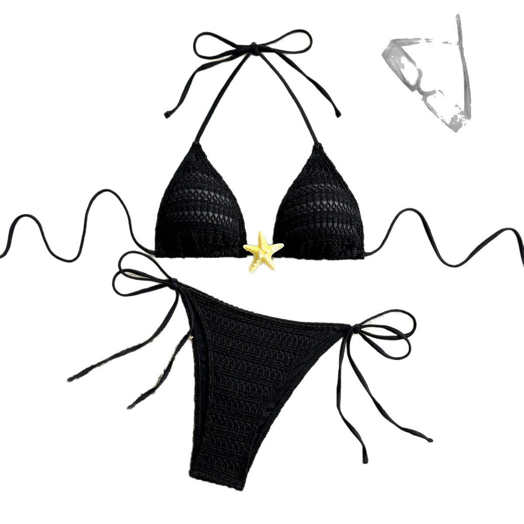 Damen Häkelbikini mit verstellbaren Trägern Drune