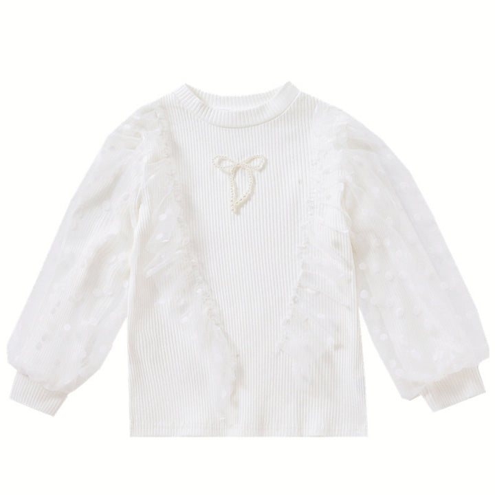 Damen Modischer Pullover mit voluminösen Ärmeln Drune
