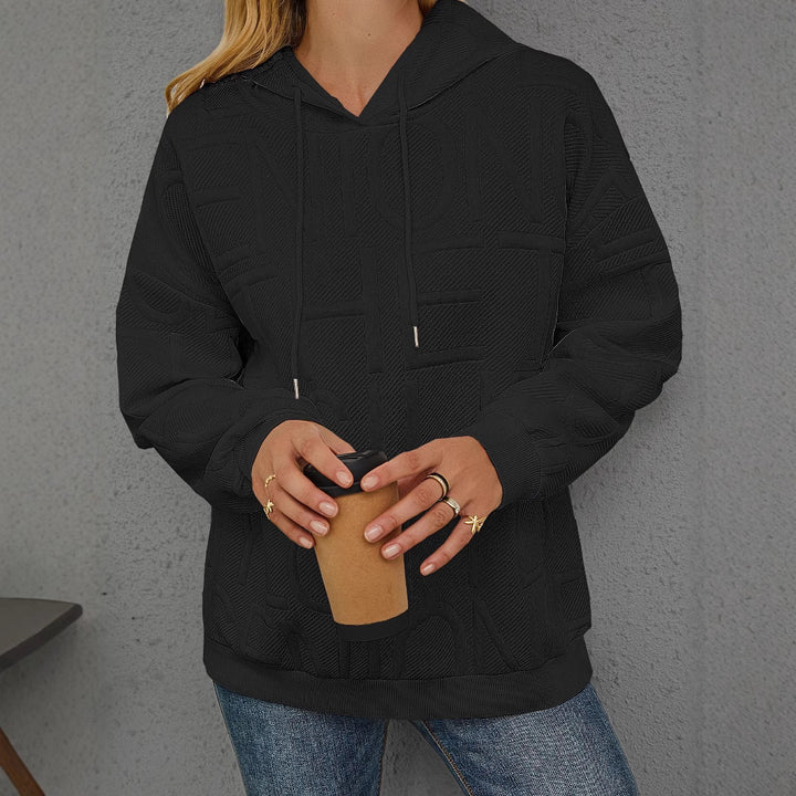 Damen Oversize Kapuzenpullover mit strukturiertem Design Drune