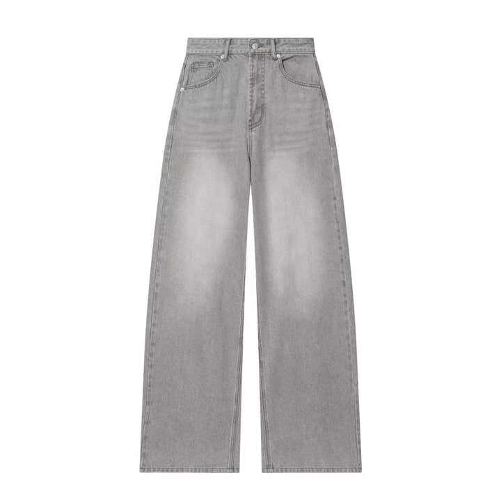 Damen weite Hochbundhose aus nachhaltigem Material mit eleganter Textur Drune