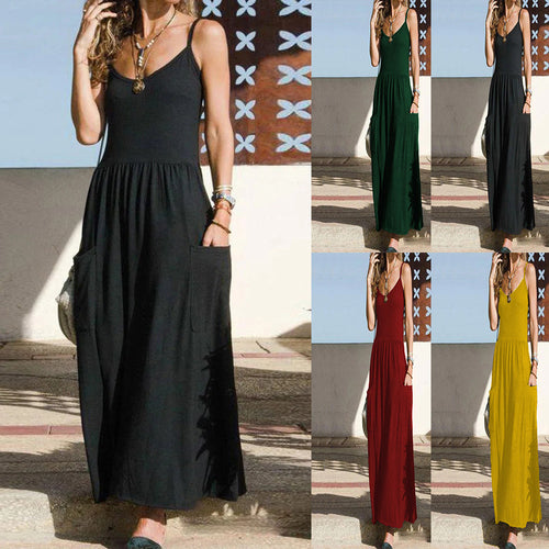 Damen Maxikleid im lässigen Boho-Stil Drune