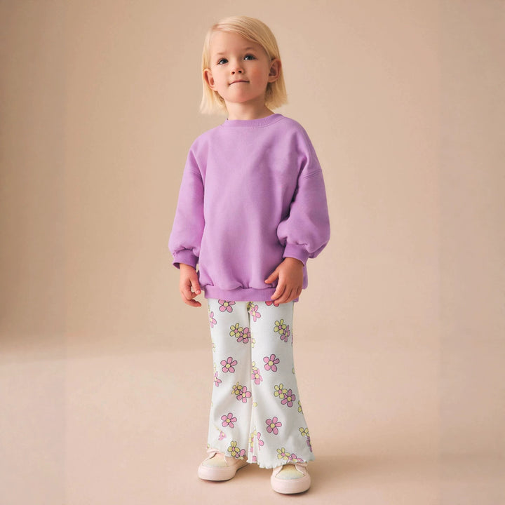 Mädchen Flared Leggings mit floralem Design Drune