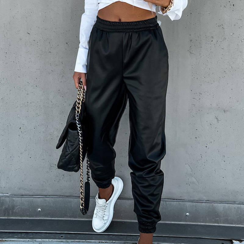 Damen trendige Cropped-Bluse mit Knoten Drune