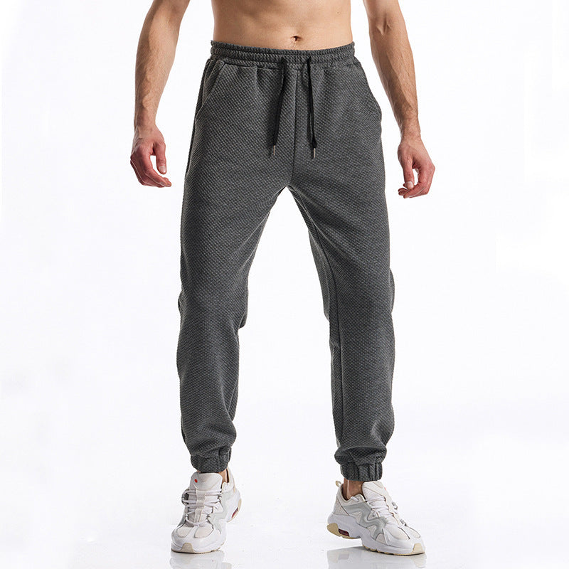 Herren bequeme Sporthose mit elastischem Bund und modernen Seitentaschen Drune