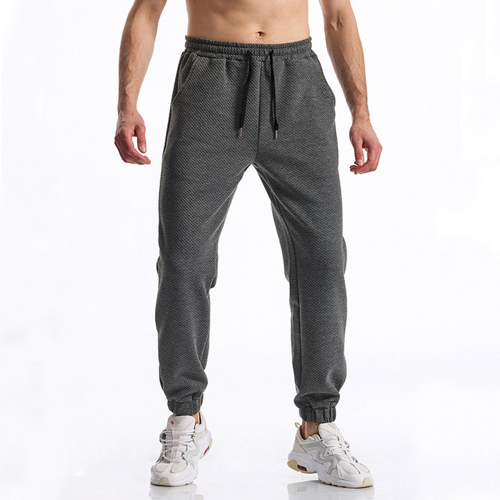 Herren bequeme Sporthose mit elastischem Bund und modernen Seitentaschen Drune