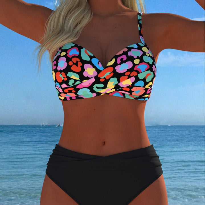Damen Bikini-Set mit formendem Bustier und hoher Taille Drune