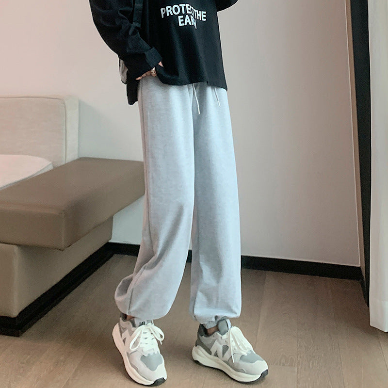 Damen Bequeme Sweatpants mit elastischen Bündchen Drune