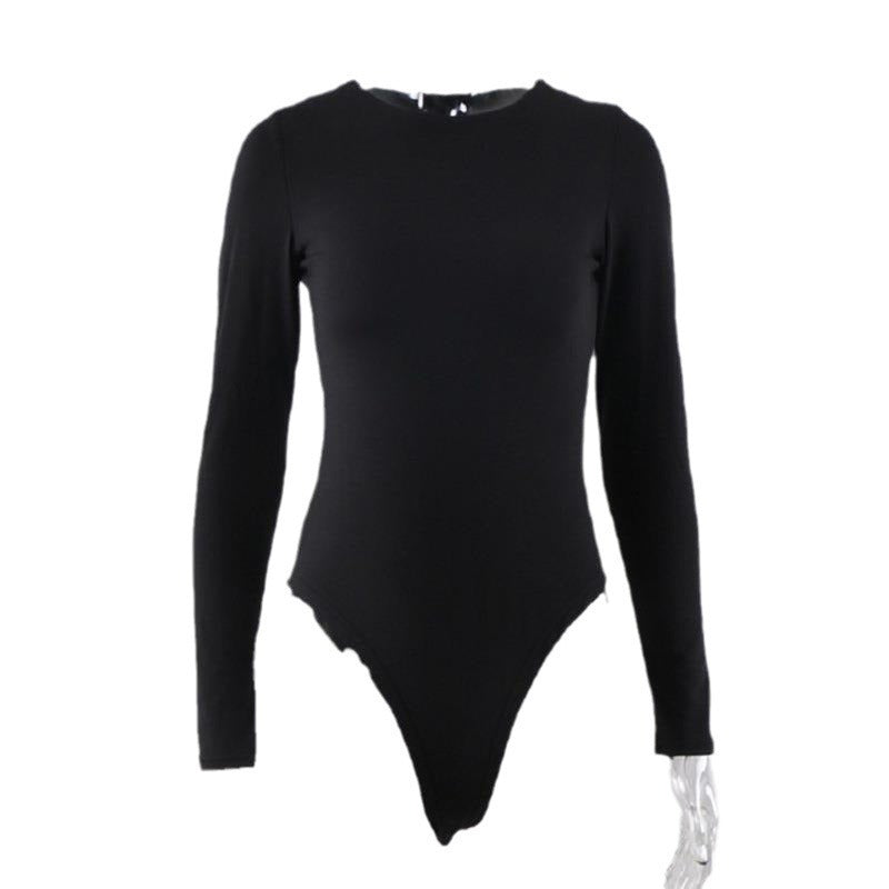 Damen Langarmbody mit elegantem Schnitt Drune