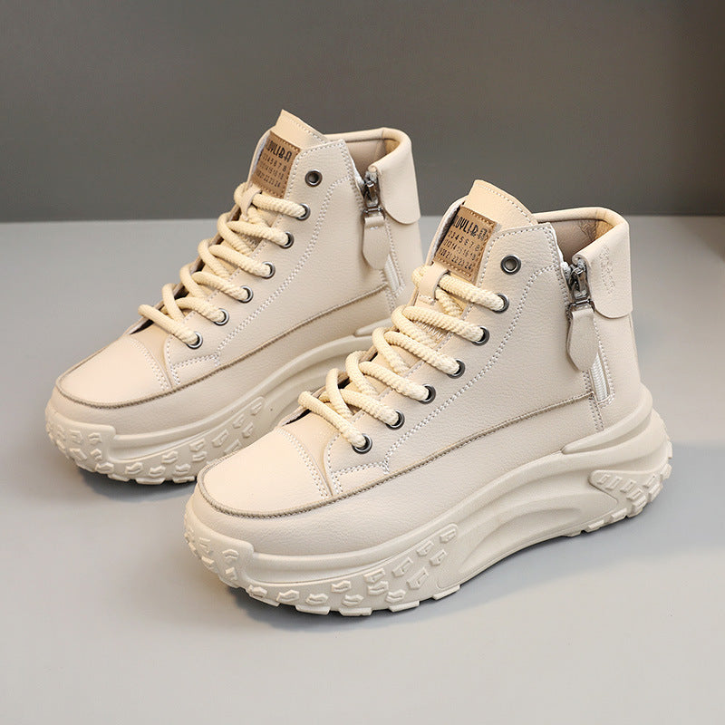 Drune | Lässige Plateau Knöchelhohe Sneaker