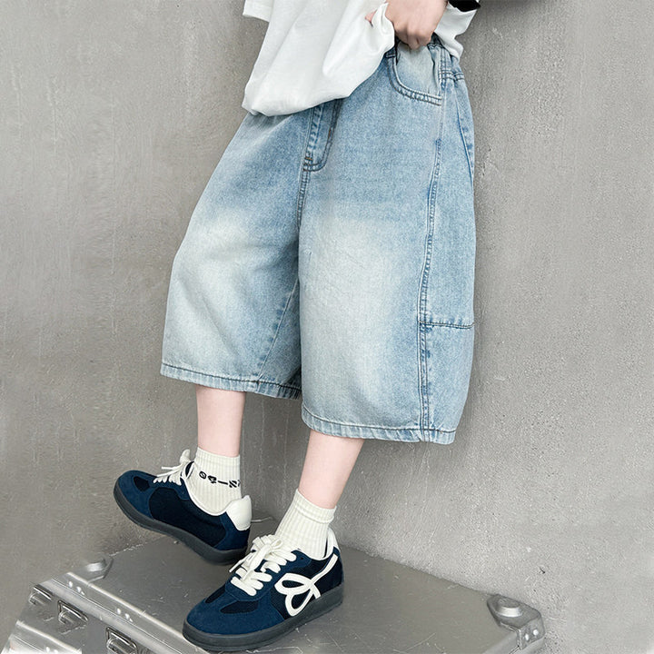 Jungen Denim-Shorts mit lässigem Schnitt Drune