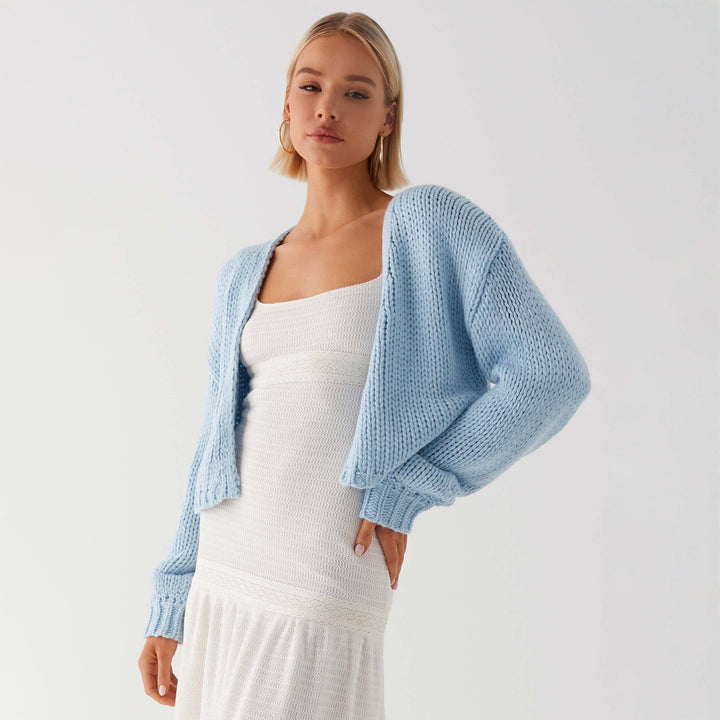 Damen Strickjacke mit lässigem Schnitt und weichem Material Drune