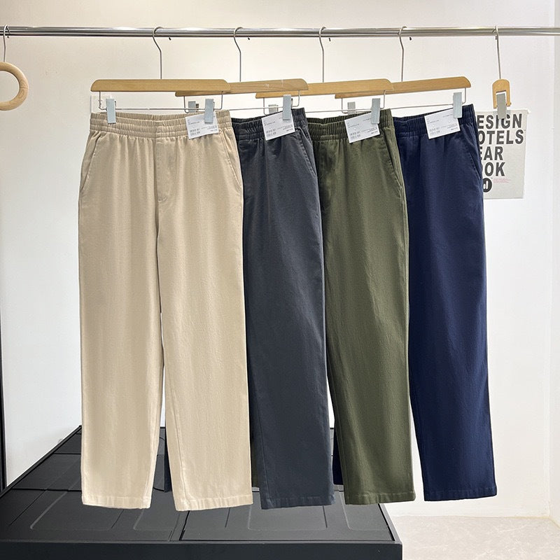 Damen Bequeme und lässige Bundfaltenhose Drune