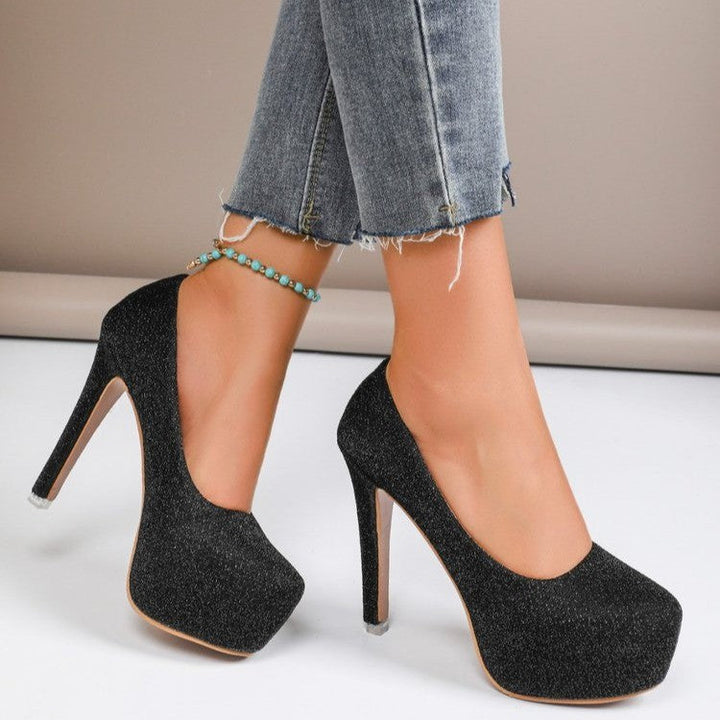 Damen Glitzernde High Heels Drune