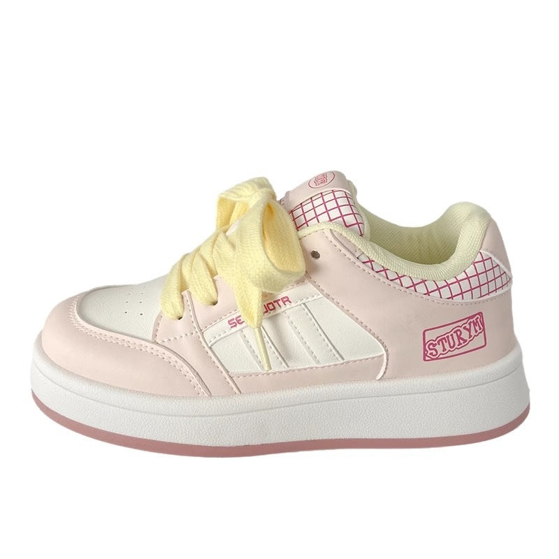 Damen Sneakers im minimalistischen Design mit strukturierter Oberfläche und weicher Dämpfung Drune