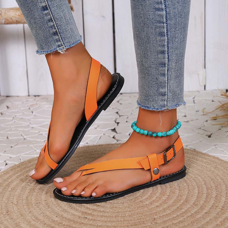 Drune | Minimalistische Sandalen Mit Schnalle Für Damen