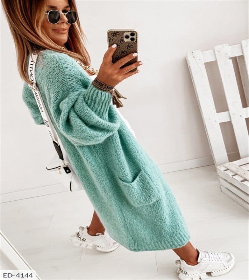 Damen Strickmantel Drune