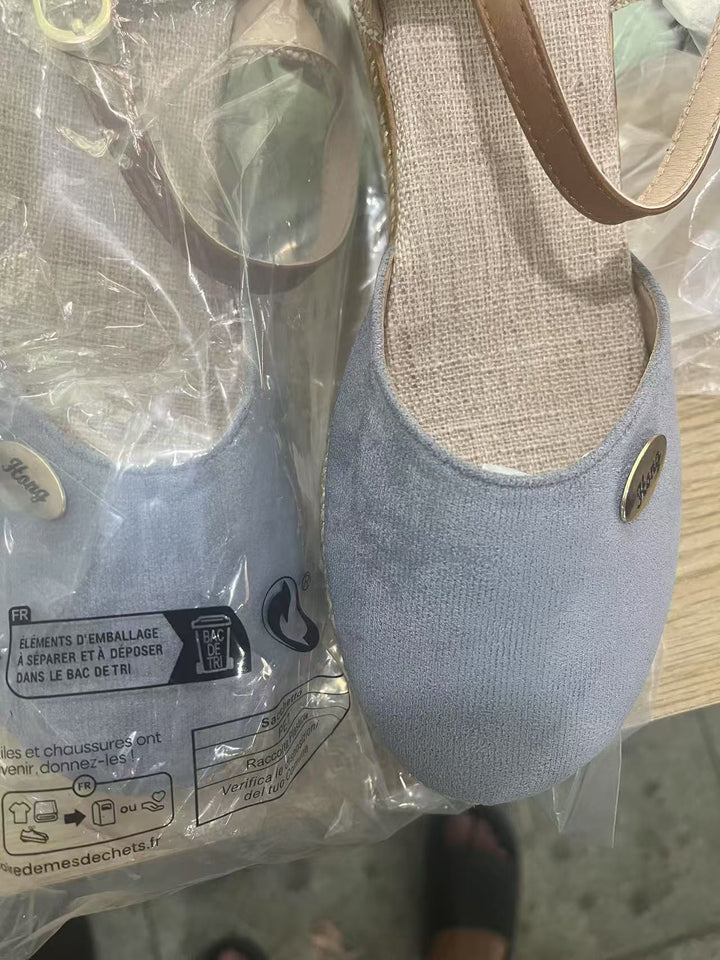 Damen Espadrilles mit eleganter Schnalle Drune