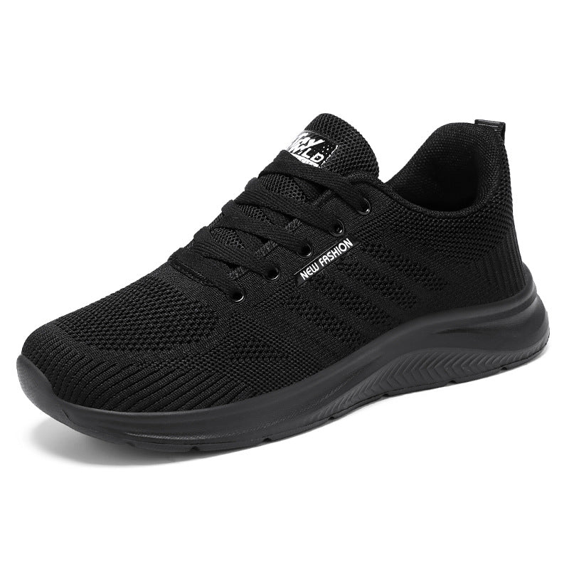 Damen nan atmungsaktive Strick-Komfort-Sneaker mit gepolstertem Fersenbereich und flexibler Leichtlaufsohle Drune
