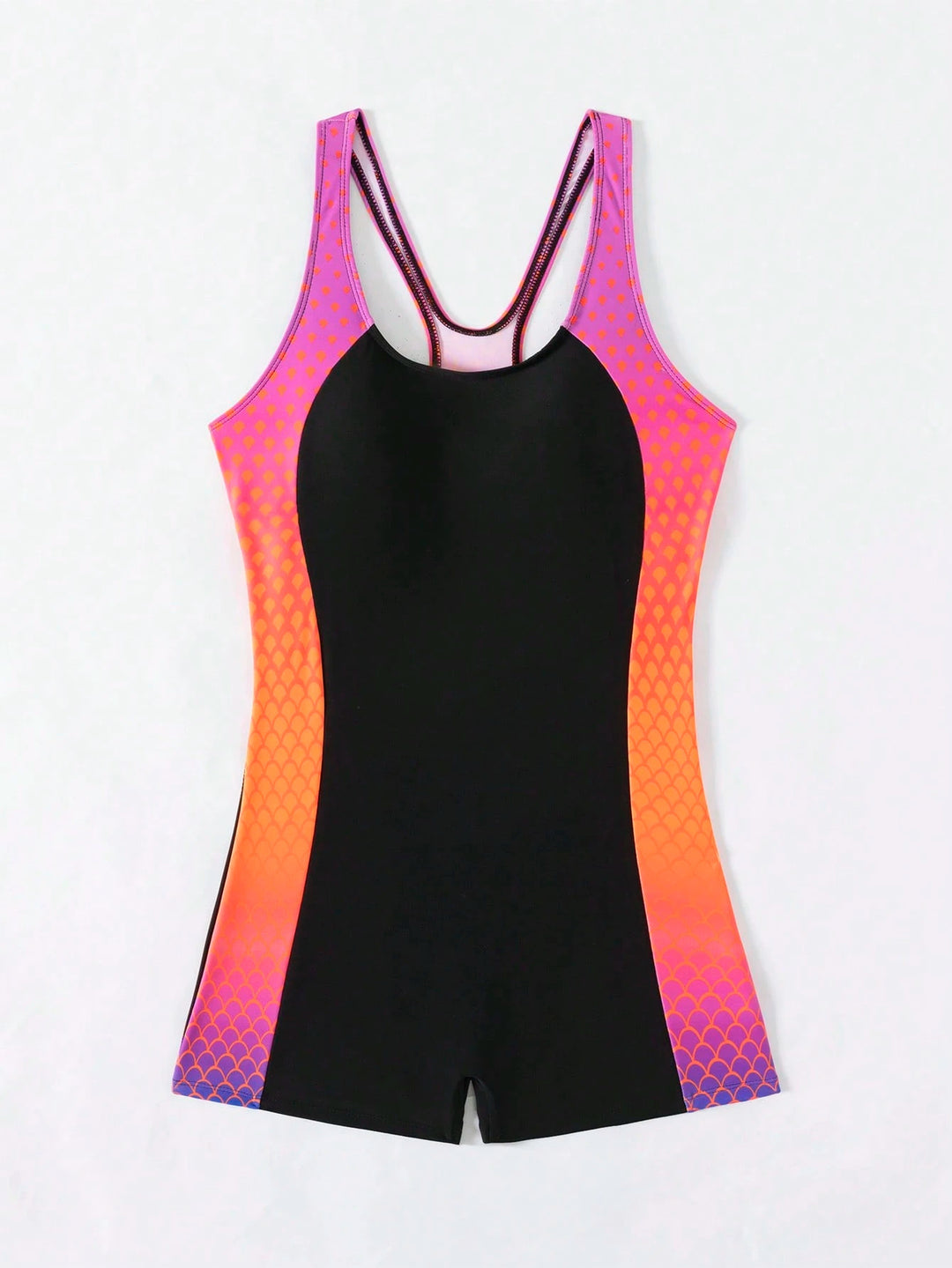 Damen Sportlicher Einteiler Badeanzug Drune 1782103762