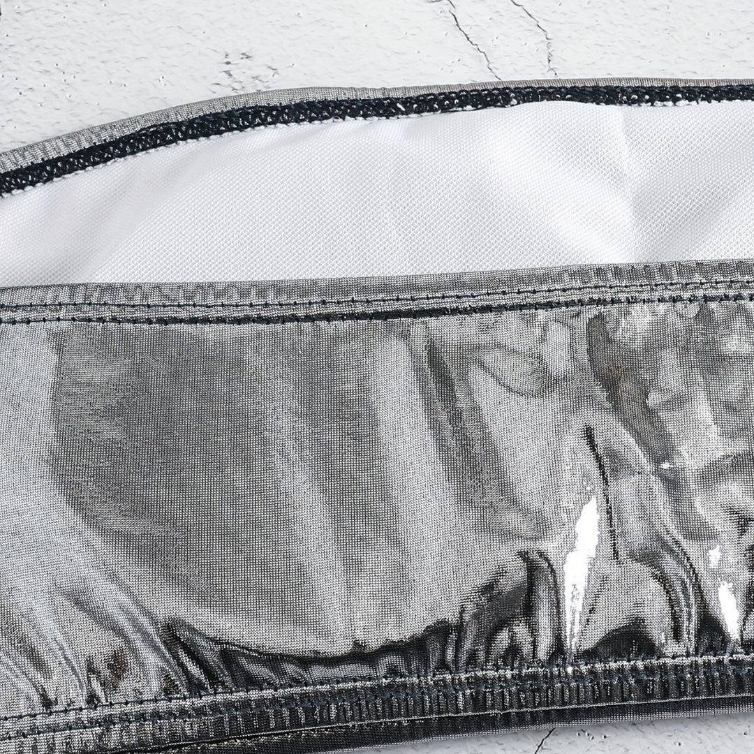 Damen Bandeau-Bikini mit eleganter Glanzoptik und modischen Muscheldetails Drune