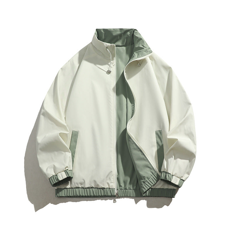 Herren sportliche Übergangsjacke mit elastischen Bündchen und praktischen Reißverschlusstaschen Drune