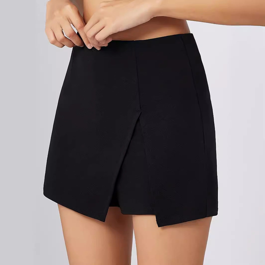 Damen asymmetrisches Kleidungsstück mit schwingendem Saum Drune