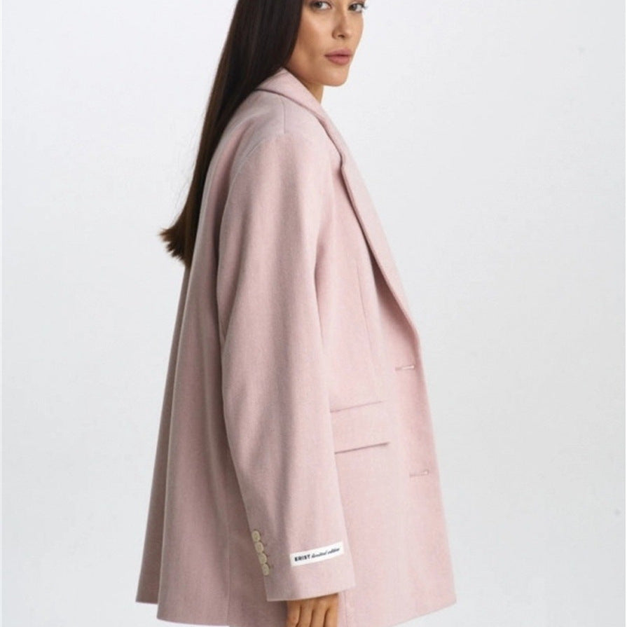 Damen eleganter Blazer im modernen Schnitt mit minimalistischen Details Drune