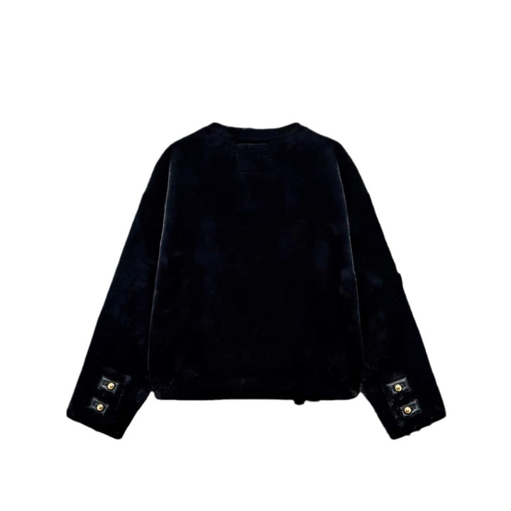 Damen weiche und luxuriöse Jacke aus Kunstfell Drune