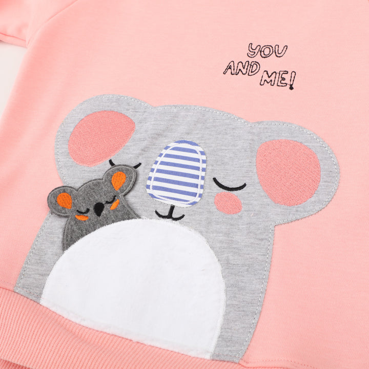 Mädchen Sweatshirt mit niedlichem Koala-Motiv Drune