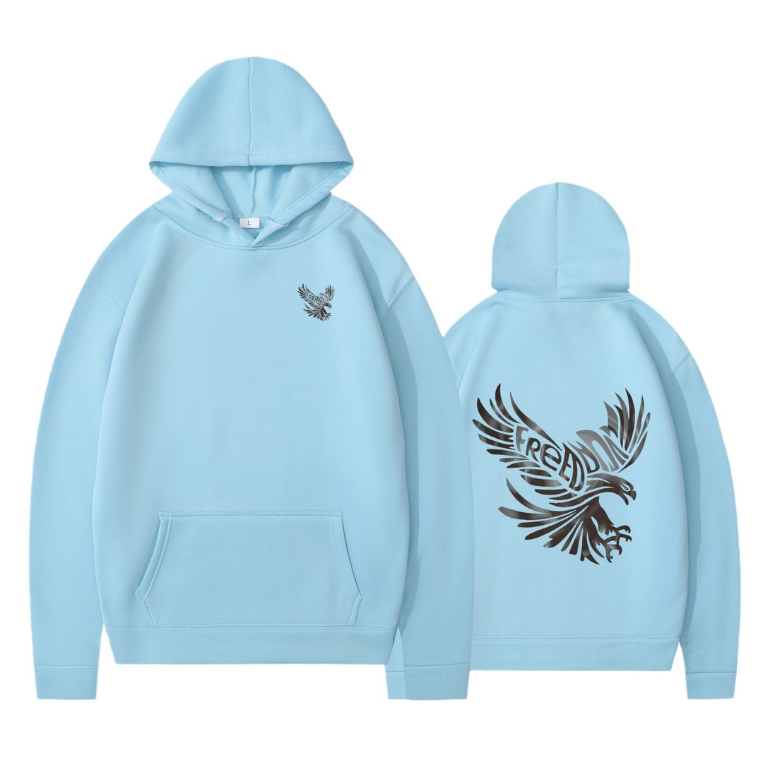 Damen Kapuzenpullover mit ikonischem Adlerdesign und weichem Innenfutter Drune