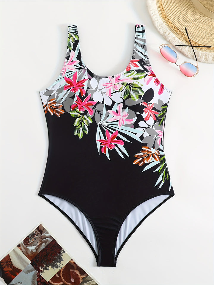 Damen Einteiler mit floralem Muster Drune