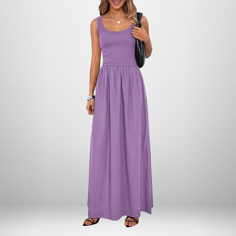 Damen Maxikleid mit elegantem, weiter Schnitt Drune