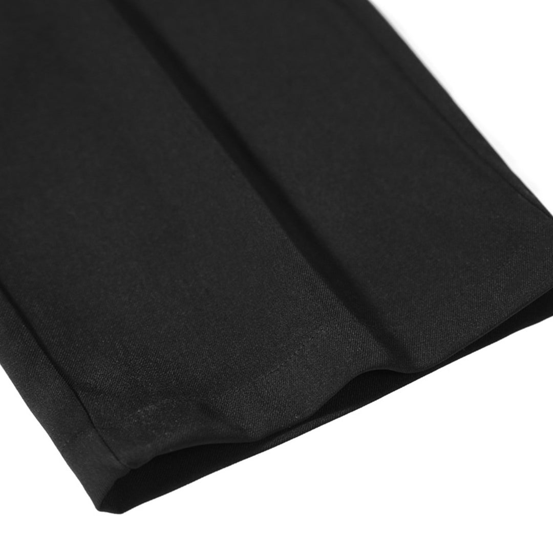 Herren Elegante weite Hose mit elastischem Bund und seitlichen Eingrifftaschen Drune