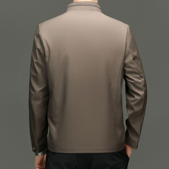 Herren Übergangsjacke mit modernem Stehkragen und praktischen Reißverschlusstaschen Drune