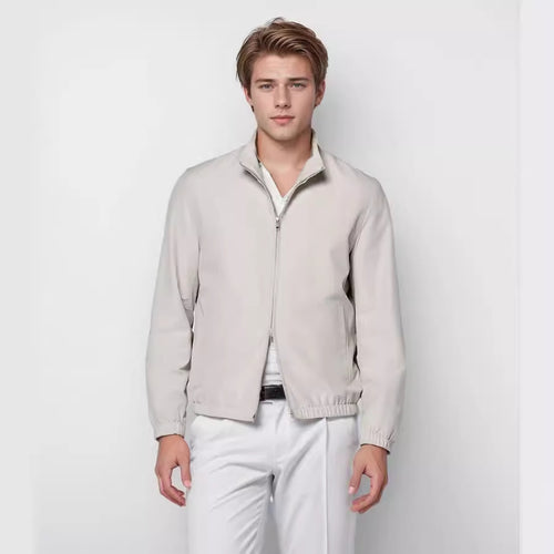 Herren leichte Freizeitjacke mit elastischem Bündchen Drune