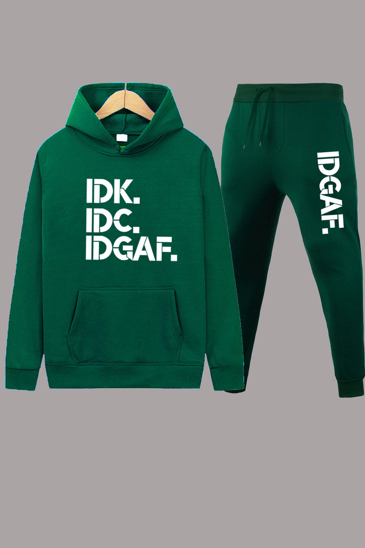 Damen Hoodie- und Jogginghose Set mit beeindruckendem Slogan-Design Drune
