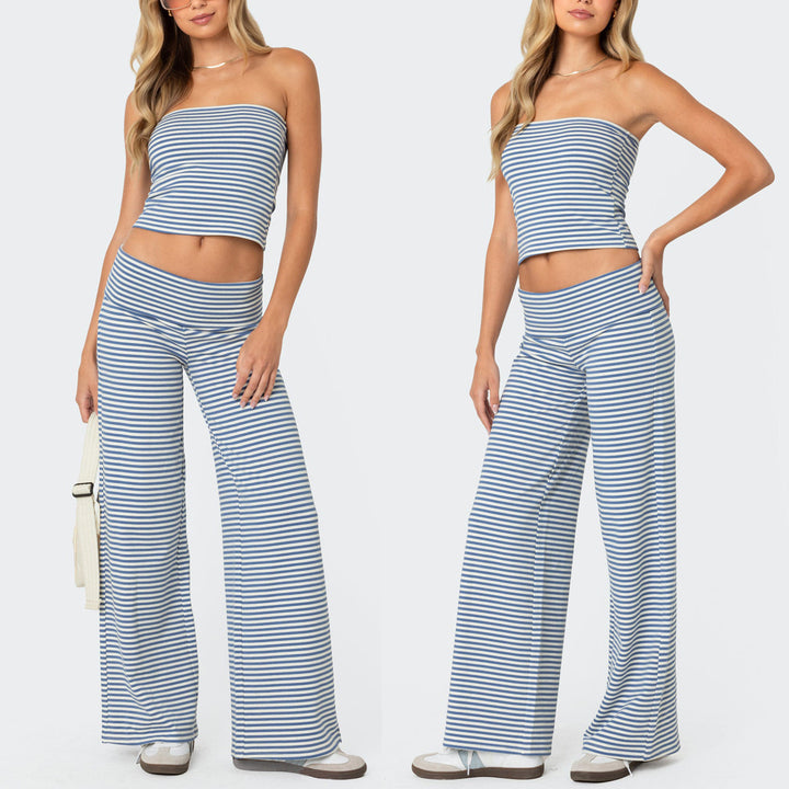 Damen Lounge-Set aus weichem Baumwollmix Drune